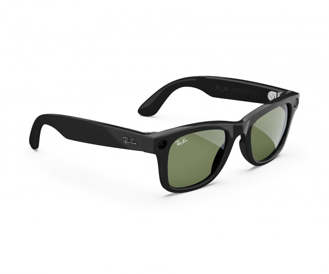 Смарт-очки Ray-Ban Meta Wayfarer (Gen 2) Shiny Black, Lens color :Green